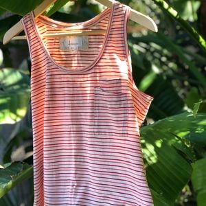 Super-cute multicolor striped Anthropologie tank!